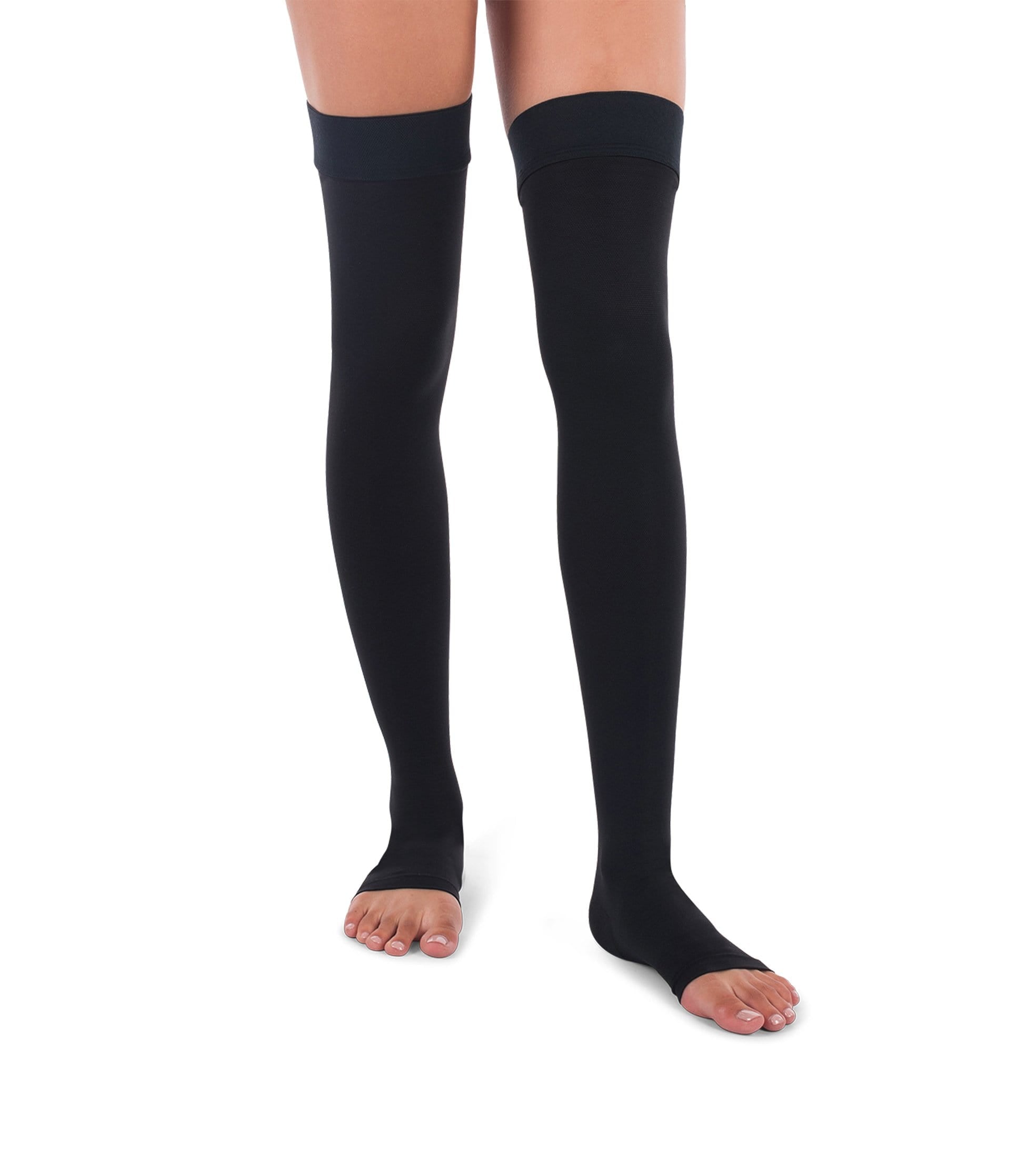JOMI Thigh High Compression Stockings, 30-40mmHg Surgical Weight Open Toe  341