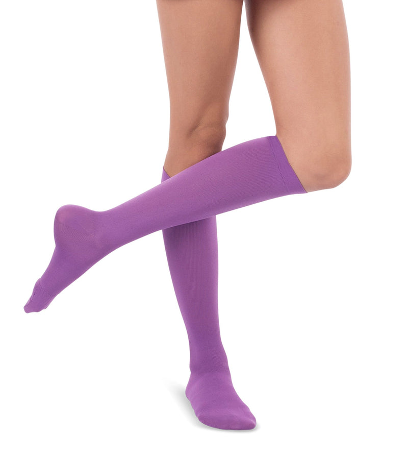 Womens Compression Socks, 15-20mmHg Microfiber 116