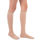 Knee High Compression Stockings, 20-30mmHg Surgical Weight Closed Toe, Petite Short 222