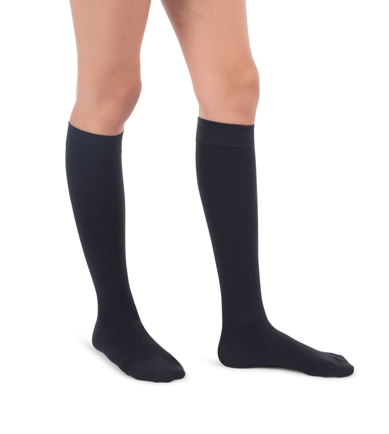 Knee High Compression Stockings, 20-30mmHg Surgical Weight Closed Toe, Petite Short 222