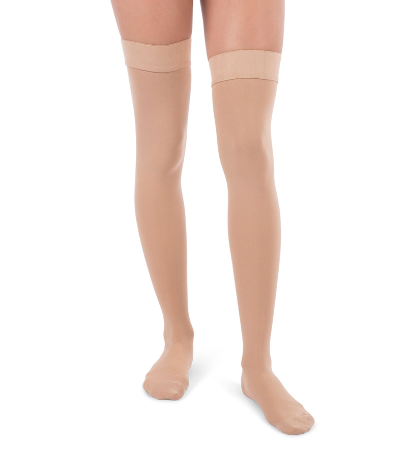 Thigh High Compression Stockings, 20-30mmHg Surgical Weight Closed Toe 240