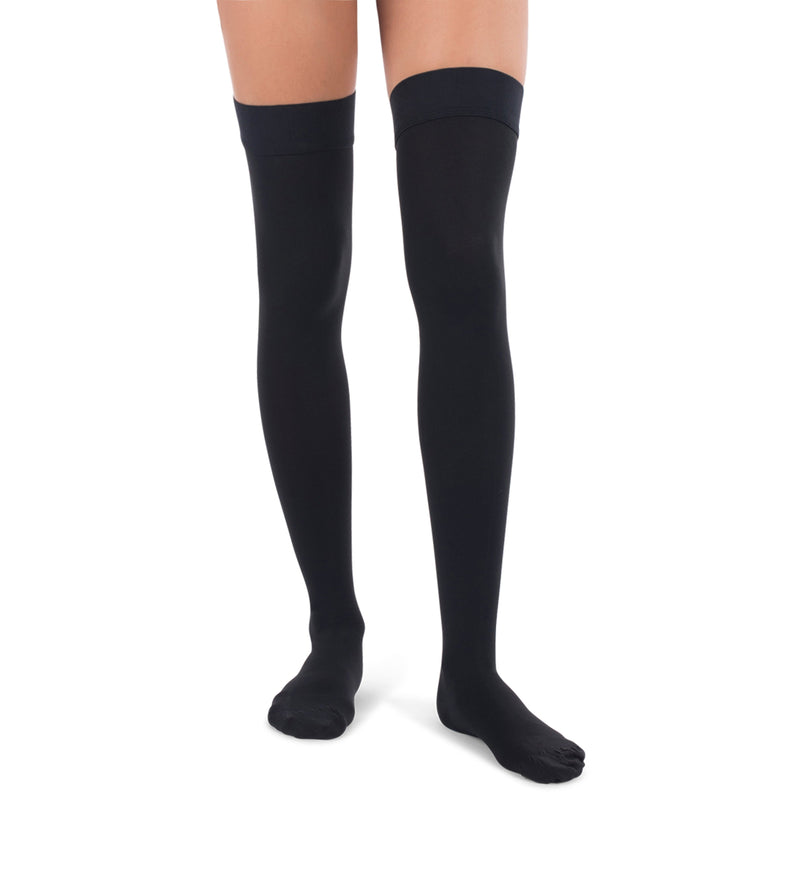 Thigh High Compression Stockings, 20-30mmHg Premiere Surgical Weight Closed Toe - PETITE 265