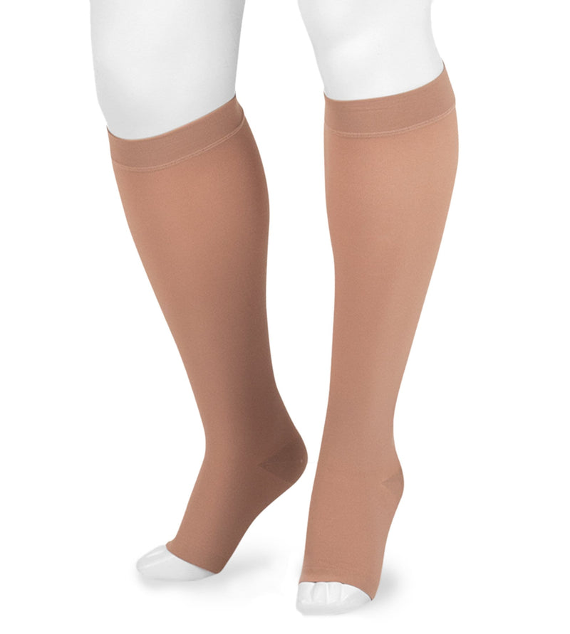 JUZO Dynamic 3512 Compression Knee High 30-40 mmHg Silicone Top Band 3.5cm Max Open Toe