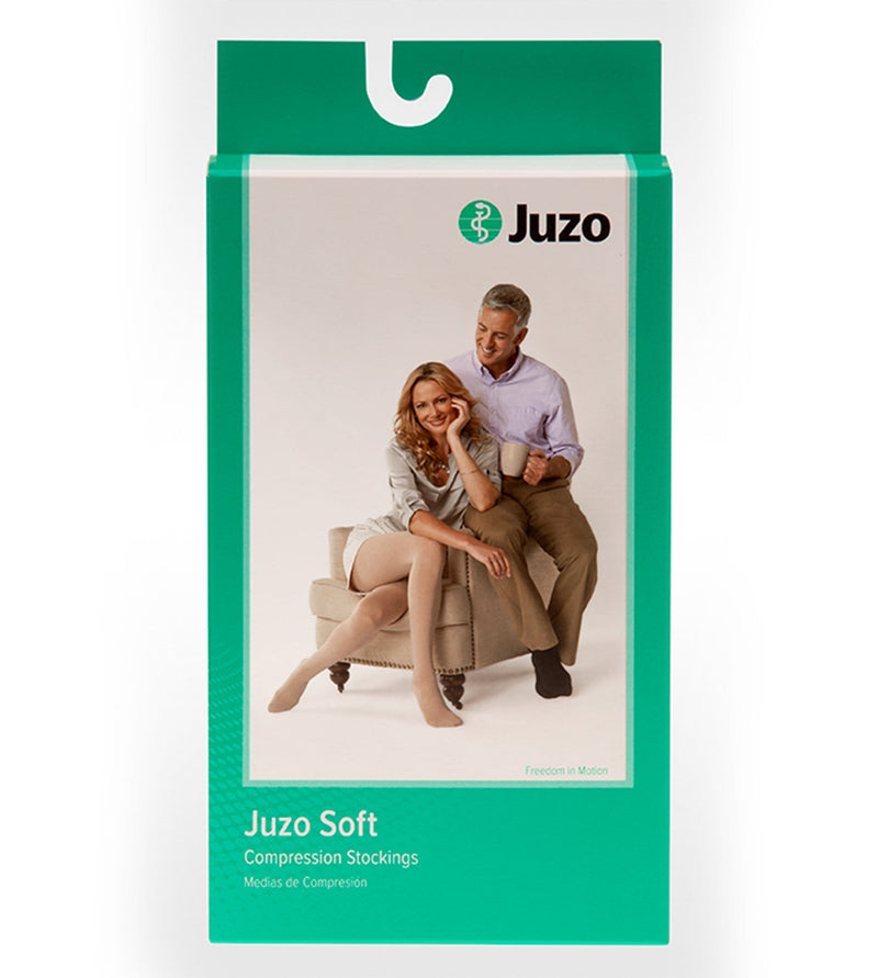 JUZO Soft 2001 Compression Thigh High 20-30 mmHg Silicone Top Open Toe