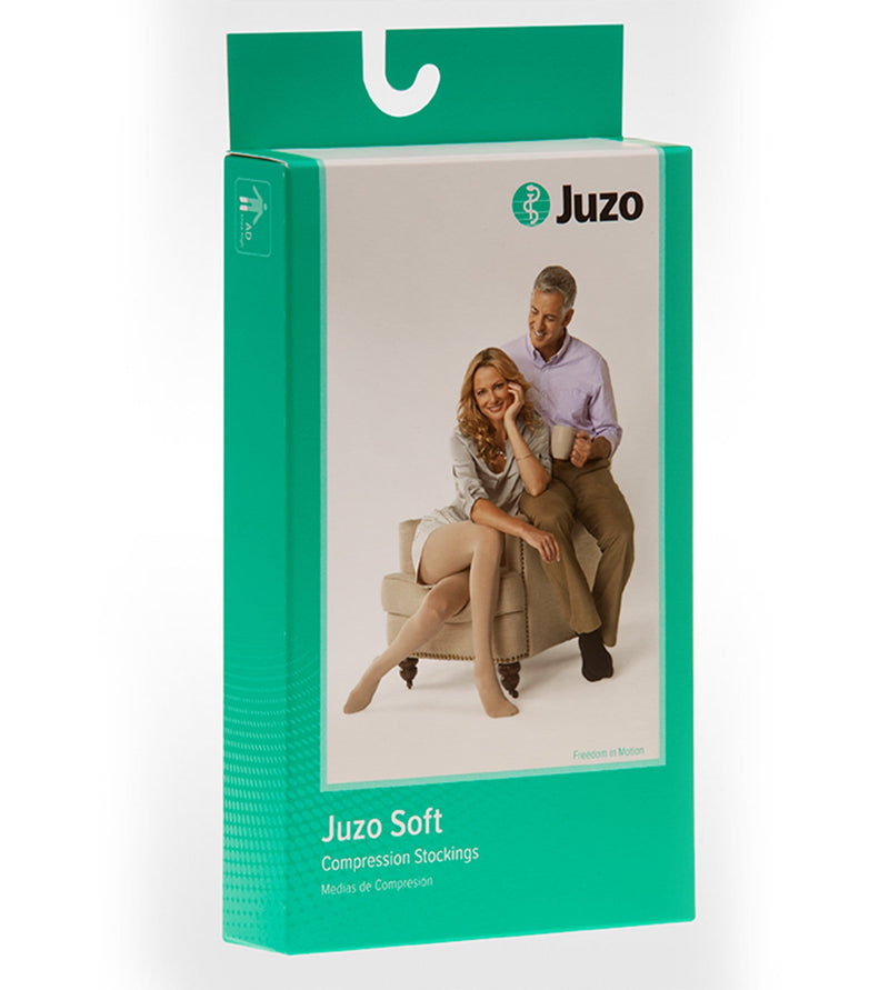 JUZO Soft 2001 Compression Knee High 20-30 mmHg Silicone Top Band Open Toe