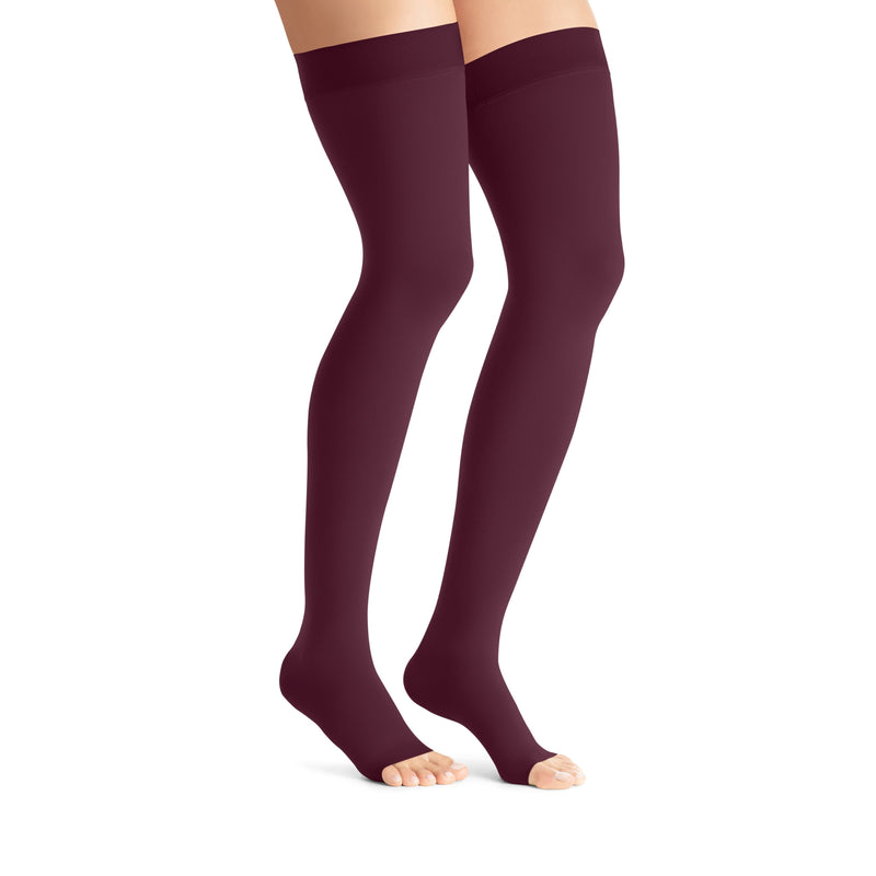 JOBST Maternity Opaque Compression Thigh High 20-30 mmHg Open Toe