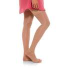Thigh High Compression Stockings, 30-40mmHg Sheer Open Toe 345
