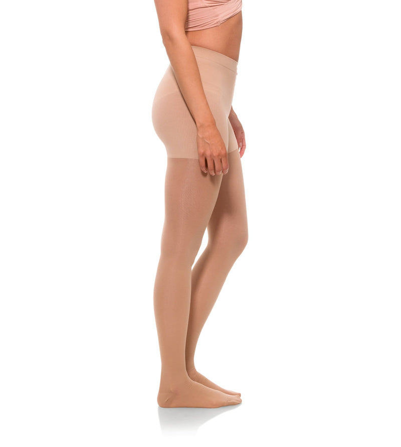 Womens Compression Pantyhose, 15-20mmHg Sheer Closed Toe 176