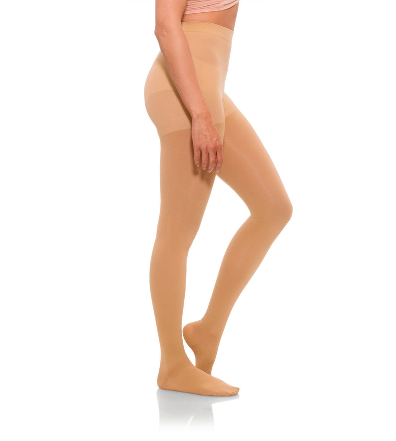 Womens Compression Pantyhose, 15-20mmHg Opaque Closed Toe 174
