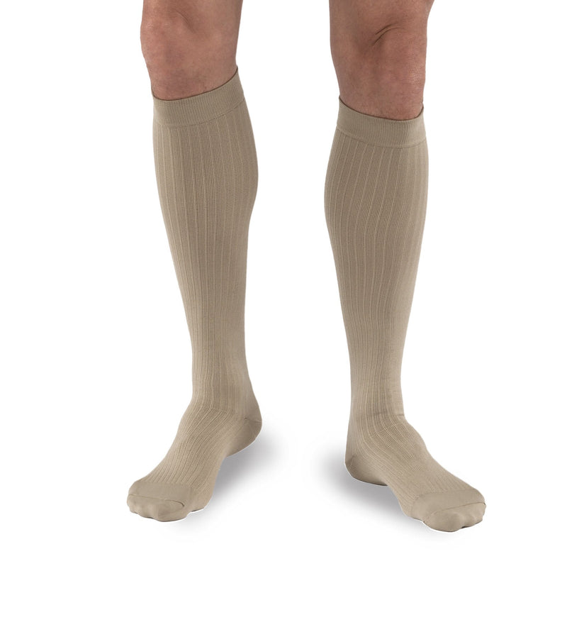 JOBST Men's Dress Compression Knee High Socks 8-15 mmHg Closed Toe