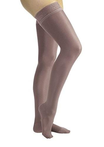 JOBST UltraSheer Womens Compression Thigh High 15-20 mmHg Silicone Lace Band Closed Toe