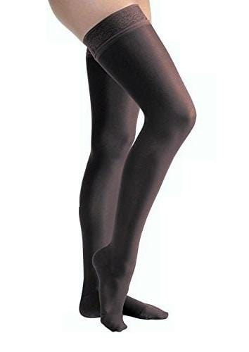 JOBST UltraSheer Womens Compression Thigh High 30-40 mmHg Silicone Lace Band Closed Toe