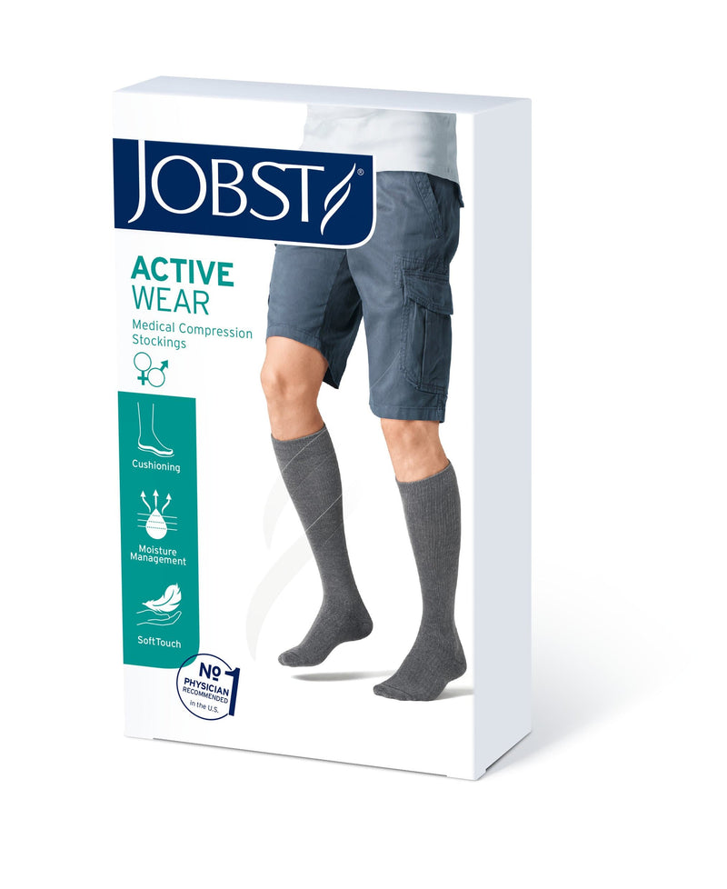 Jobst Activewear Compression Knee High 15-20 mmHg Closed Toe