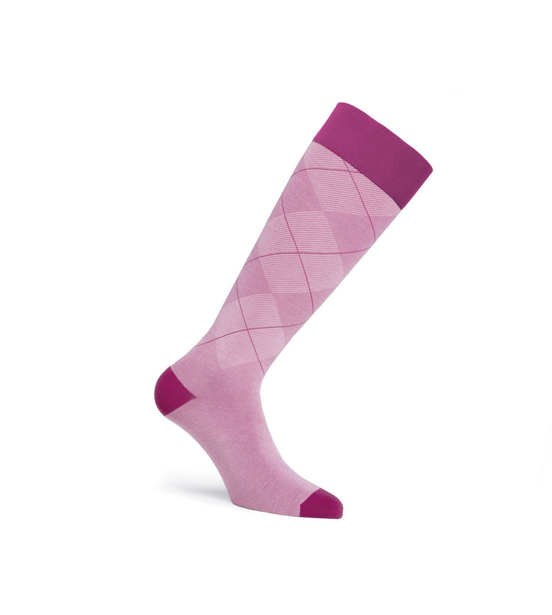 JOBST Casual Pattern Compression Knee High Socks 20-30 mmHg Closed Toe
