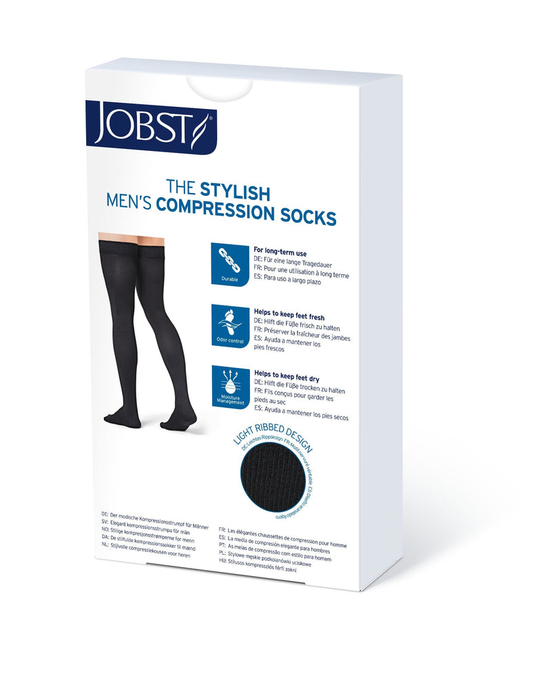 JOBST forMen Compression Thigh High 20-30 mmHg Closed Toe