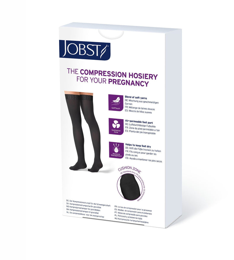 JOBST Maternity Opaque Compression Thigh High 15-20 mmHg Open Toe
