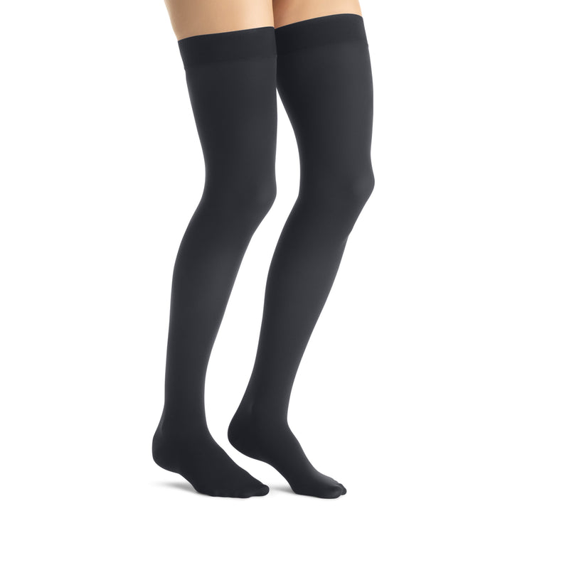 JOBST Opaque Compression Thigh High 15-20 mmHg Silicone Dot Band Closed Toe