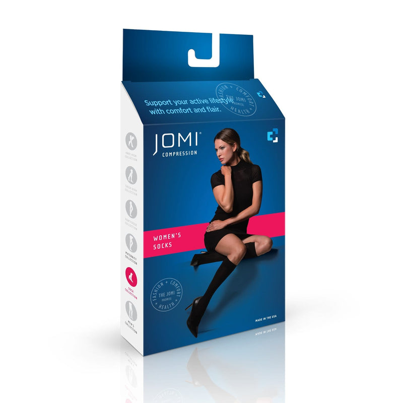 JOMI Womens Compression Socks, 15-20mmHg Microfiber 116