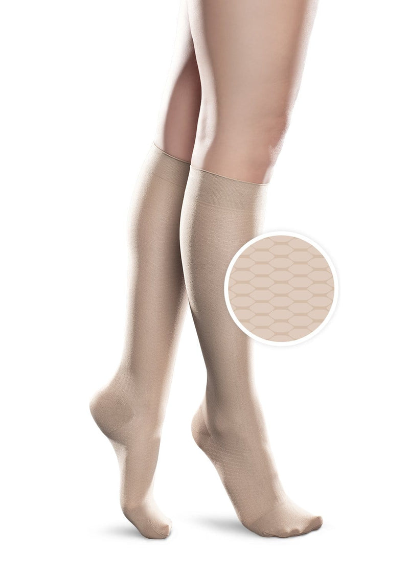 Therafirm Sheer EASE Compression Knee High 15-20 mmHg Closed Toe