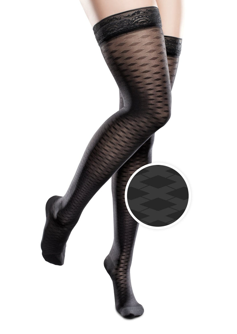 Therafirm Sheer EASE Compression Thigh High 15-20 mmHg Closed Toe