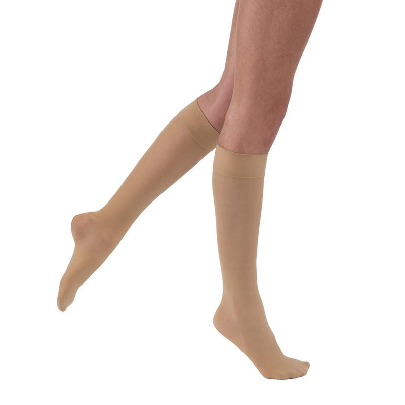 JOBST UltraSheer Womens Compression Knee High 20-30 mmHg SoftFit Band Closed Toe