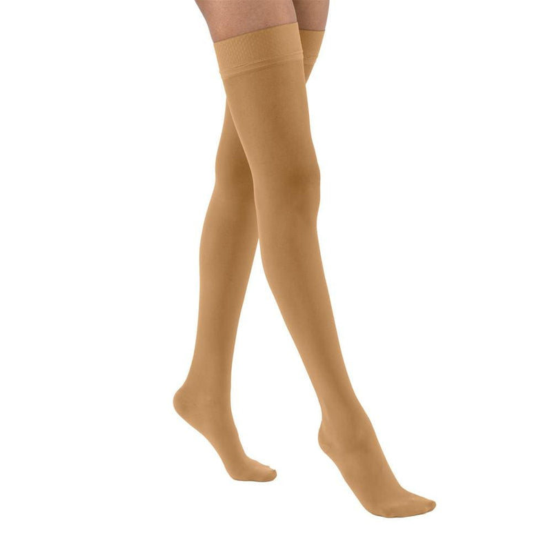JOBST UltraSheer Womens Compression Thigh High 20-30 mmHg Silicone Dot Band Closed Toe