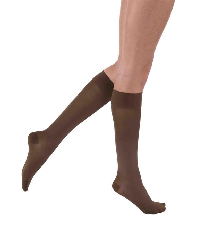 JOBST UltraSheer Diamond Pattern Compression Knee High 15-20 mmHg