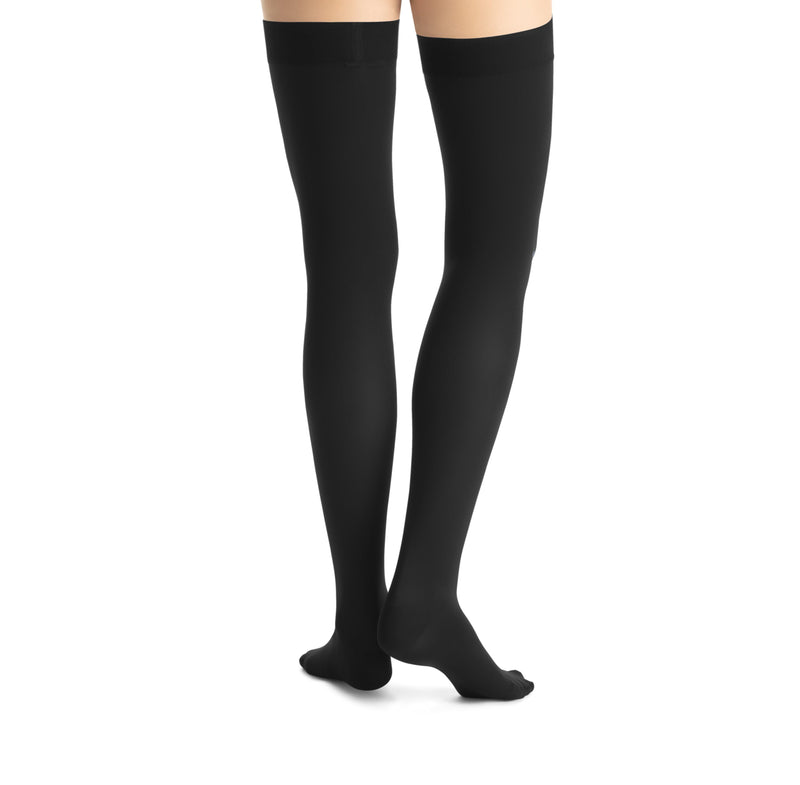 JOBST Opaque Compression Thigh High 30-40 mmHg Silicone Dot Band Closed Toe