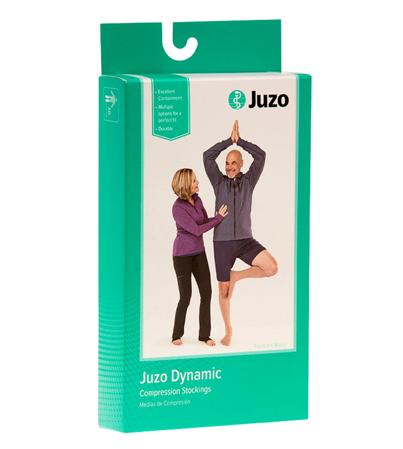 JUZO Dynamic 3512 Compression Knee High 30-40 mmHg Silicone Top Band 5cm Max Closed Toe
