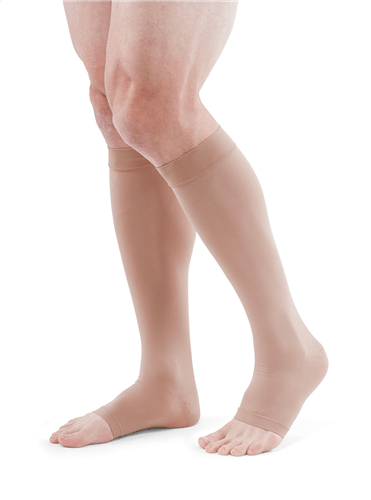 Duomed Advantage 15-20 mmHg Compression Knee High Extra-Wide Calf Open Toe