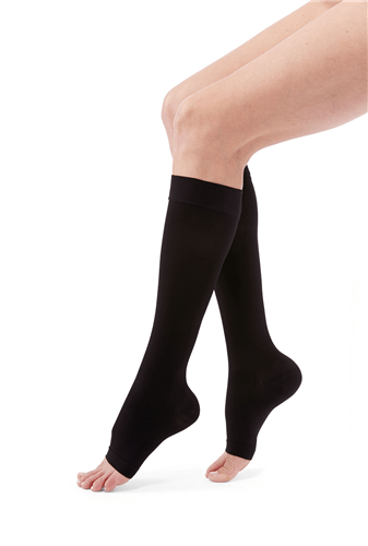 Duomed Advantage 20-30 mmHg Compression Knee High Extra-Wide Calf Open Toe