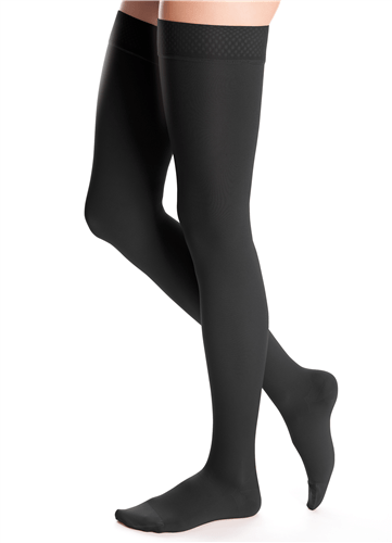 Duomed Advantage 20-30 mmHg Compression Thigh High Beaded Topband Closed Toe
