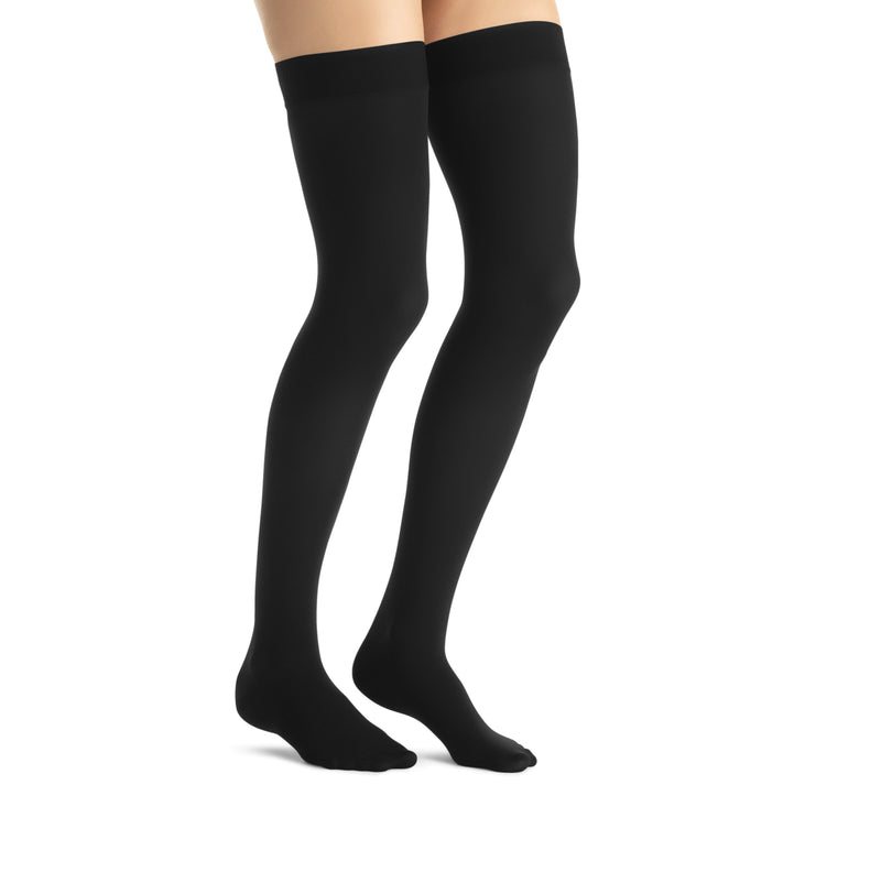 JOBST Opaque Compression Thigh High 20-30 mmHg Silicone Dot Band Closed Toe