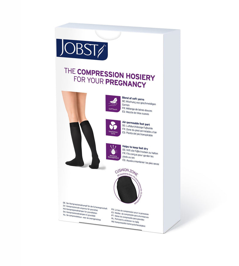 JOBST Maternity Opaque Compression Knee High 20-30 mmHg Closed Toe