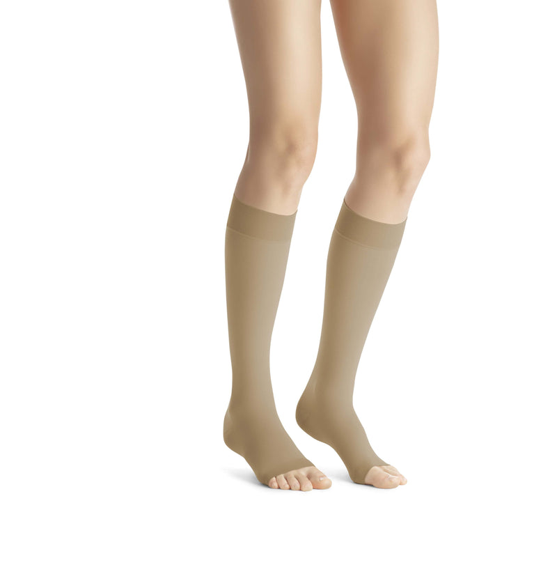 JOBST Opaque Compression Knee High 15-20 mmHg SoftFit Band Open Toe