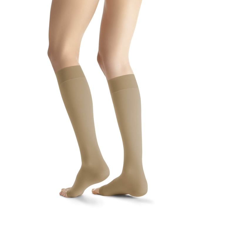 JOBST Opaque Compression Knee High 15-20 mmHg SoftFit Band Open Toe