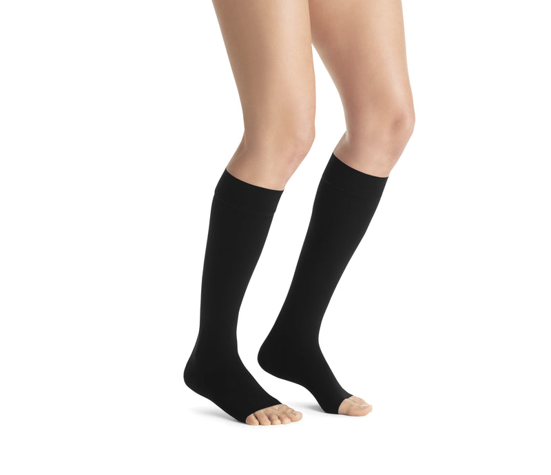 JOBST Opaque Compression Knee High 30-40 mmHg SoftFit Band Open Toe