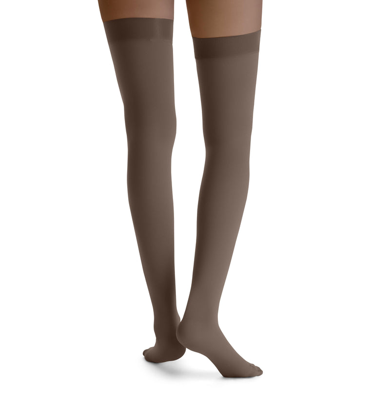 JOBST Opaque Compression Thigh High 15-20 mmHg Silicone Dot Band Closed Toe