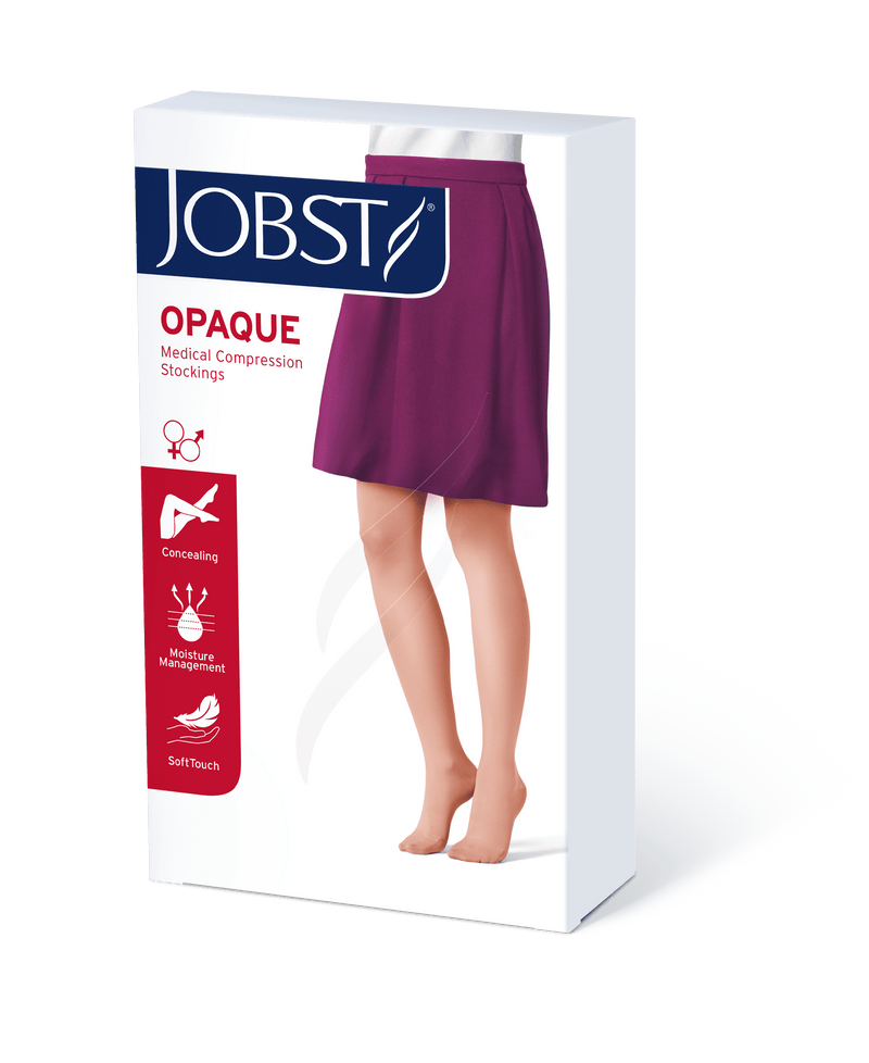 JOBST Opaque Compression Knee High 20-30 mmHg SoftFit Band Closed Toe